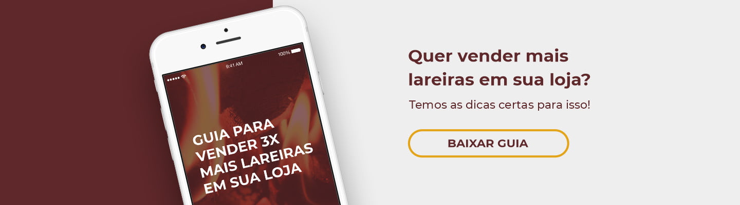 Banner E-book Venda 3x mais Lareiras - Baixe Grátis